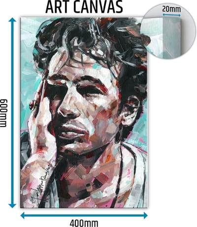 Jeff Buckley canvas schilderij 40x60 cm