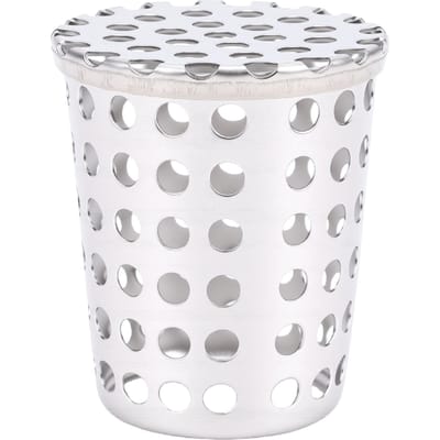 Filtre Garde-Gouttière Maille Conique en Acier Inoxydable Cache-Ventilation Filtre Passoire pour Tuyau de Descente white