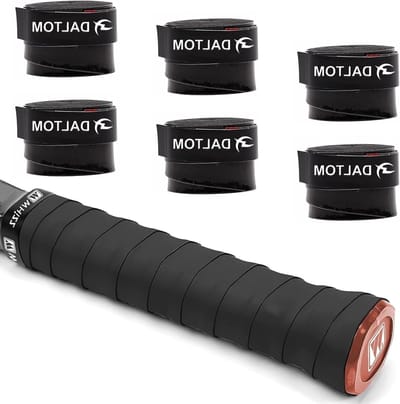 Grip strap voor tennis- en badmintonrackets, duurzame en antislip overgrip, optimale zweetabsorptie en comfort voor betere prestaties