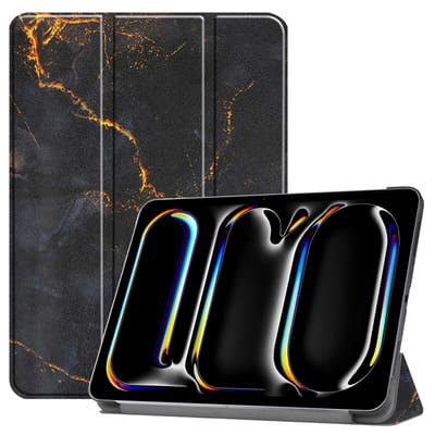 imoshion Tablet Hoes - Geschikt voor Apple iPad Pro 13 (2025) M5 / Pro 13 (2024) M4 - Trifold design oude designs - Pr051