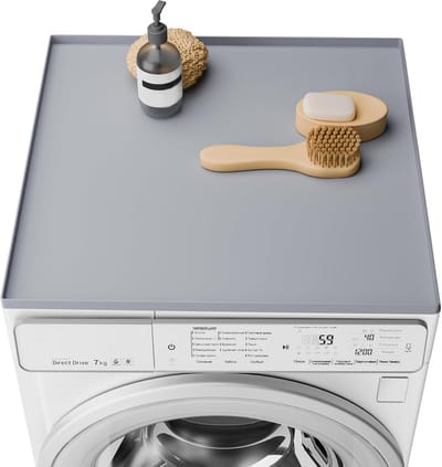 Siliconen Wasmachine-afdekking 60x50 cm - Antislip en Heavy Duty Onderlegger voor Droger en Keuken