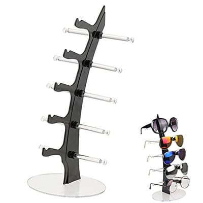 Solidchoice - Acryl Plastic Zonnebrilstandaard voor 5 Paren