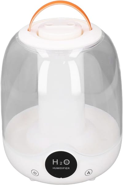 Luchtbevochtiger - Ultrasone Vernevelaar - Luchtkwaliteit Verbeteren - Dubbele Spray Functie - 3L Capaciteit - Wit