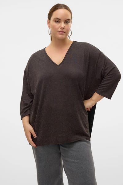 VERO MODA curve ECO glitter shirt