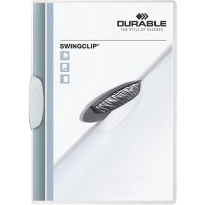 Klemmap Durable Swingclip 30 vellen wit
