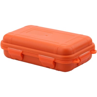 Outdoor Survival Schokbestendig Waterdicht Opbergdoos Verzegelde Container Reiskoffer Oranje S Small