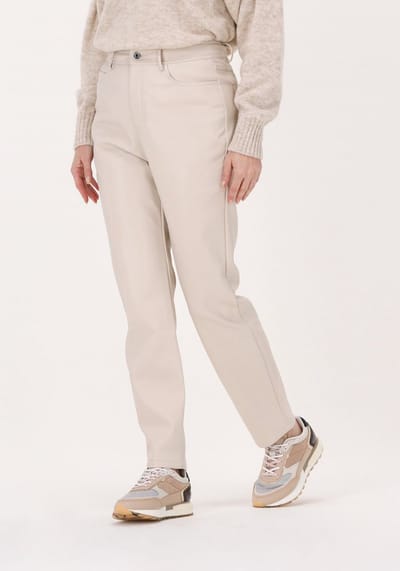 Simple Lena Jeans Dames - Broek - Beige - Maat S