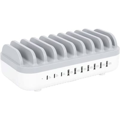 Manhattan 10-Port USB Power Delivery 120 W Laad- en managementsysteem Station IPhone ® 14, 14 Pro, 14 Pro Max, 13, 13 Pro, 13 Pro Max, 13 mini, SE