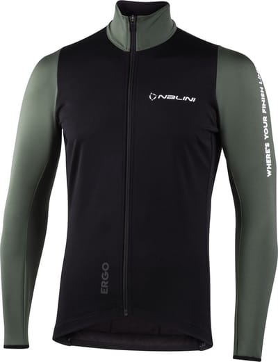 Nalini - Heren - Fietsjack winter - Winddicht Warm Wielrenjack - Groen - Zwart - NEW CARENA JKT2 - M