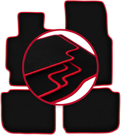 CARLUX-RED automatten voor: Honda CR-V I SUV (1995-2001)