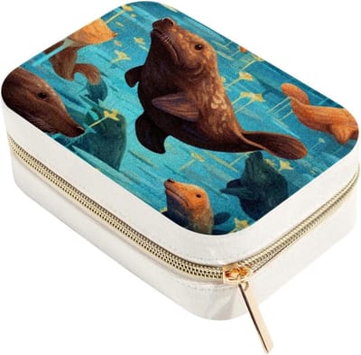 Sieraden Portemonnee - Opbergdoos Juwelen - Sieraden Organiseren - Twee Ruime Verdiepingen - 56x155x104 cm - Multi