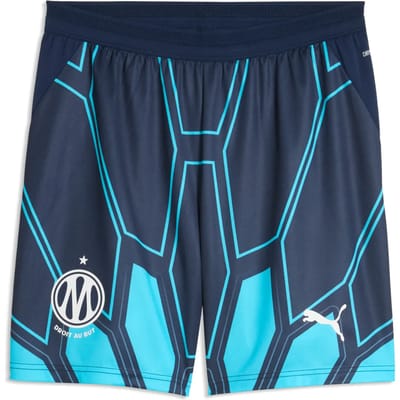 PUMA Olympique Marseille 2026/27 Goalkeeper Shorts - Blauw- Heren, Blauw L