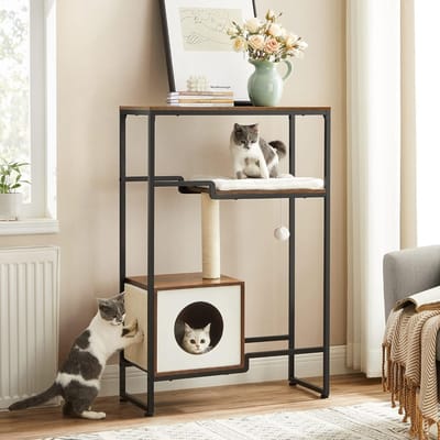 Feandrea - Krabpaal - Kattenboom - Voor Katten - Met Ligplateau - Stabiel Ontwerp