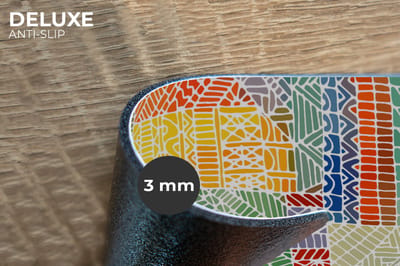 Placemats - 6 stuks - 45x30 cm - Placemat kunststof - Patronen - Mozaïek - Abstract - Borden onderleggers - Decoratie voor op tafel - Keuken tafeldecoratie accessoires - Vinyl onderlegger - Tafelversiering