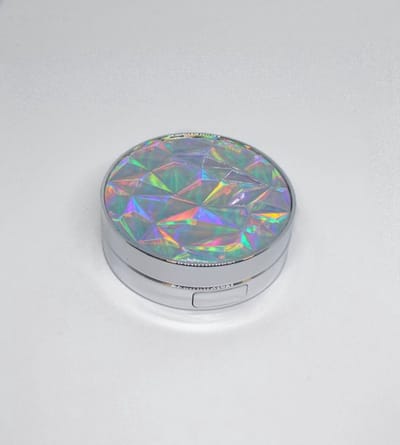 Holly lenzendoosje | Lenzenhouder inclusief alle applicators | Zilver
