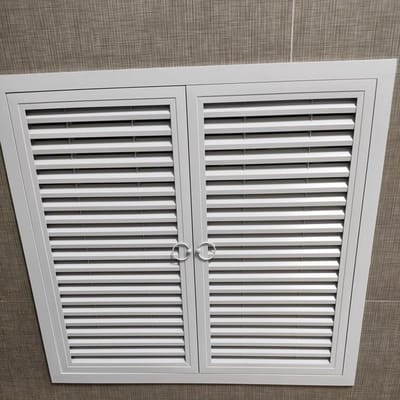 Toegangspaneel - Servicedeur Roosters - Ruimte Verbeteren - Ventilatie Ontwerp - 90x100cm - Aluminium