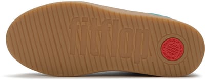 FitFlop FitFlop The Dash T-Toe Suede Sneakers BLAUW - Maat 37