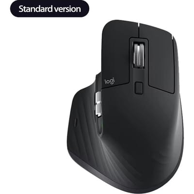 Logitech Master Series MX Master 3S Draadloze Bluetooth Muis Ergonomische Kantoor Stille Muis met Draadloze Ontvanger zwart