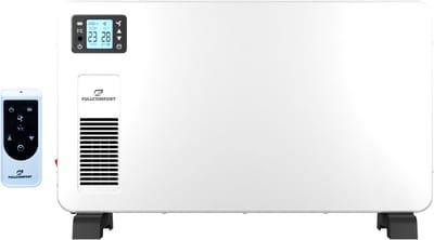 E-Heat Elektrische verwarming Deluxe - Convectie kachel - 1000W/1300W/2300W - Kachel met Ventilator - Thermostaat - Afstandsbediening - Wifi - Timer - Stil - Wit