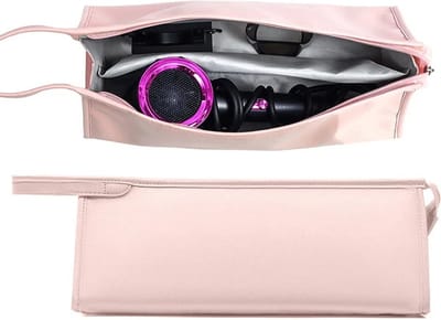WiseGoods Premium Reistas Geschikt Voor Dyson Airwrap Styler & Dyson Supersonic Föhn - Travel Case - Opbergtas Reizen - Tas Roze