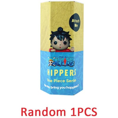 12 STUKS Nieuwe One Piece Engel Hippers Blind Box Feest Schattige Pop Mystery Box Geluksdoos Speelgoed Uitpakken Accessoires Kinderen Cadeaus beige