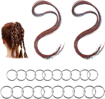 Kleurrijke Scoubidou Strikken - Set van 60 Nylon Vlechten voor Haar, Armbanden en Creatieve Projecten met 20 Knoopjes