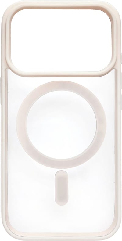 Hoesje Geschikt voor Apple iPhone 17 Pro - Roze - Casemania Magnetisch Bumper Back Cover Geschikt voor MagSafe - Zachte TPU Rand en Krasbestendige Transparante Achterkant Back Cover