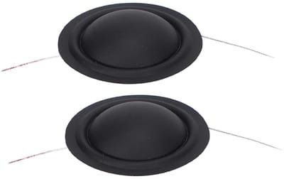 Solidchoice - Dailygoody - Aluminium Tweeter - Audio Vervanging - 25mm - Hoge Geluidskwaliteit - Ronde Draad - Geschikt voor Speakers - Film Dome