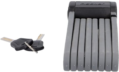 Fischer Protec FKS Fietsslot - Soft-Touch - VouwSlot- Max Security Level - Lengte 110 cm - Zwart