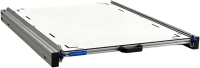 Aluminium schuifframe voor camper 80x60 cm met Global Volkern topplaat 6 mm