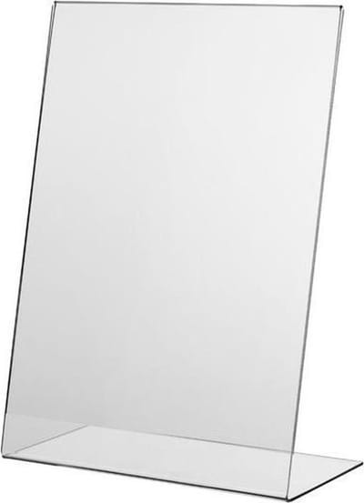 Folderhouder A3 L-standaard Classic Acryl hoog
