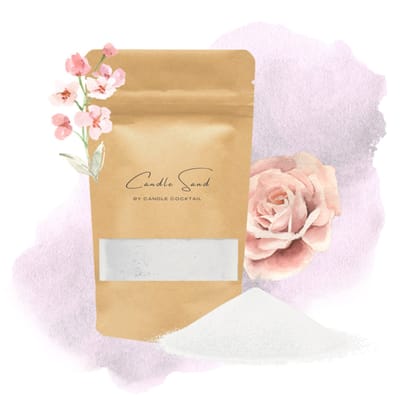 Candle Cocktail® 1 KG Geurend Kaarsenzand | Romantic Rose | Incl. 15 Lontjes