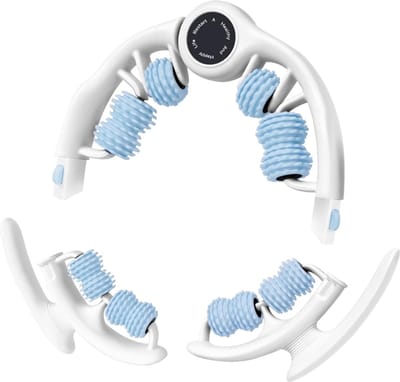 Beenmassage Apparaat - Voetmassage Apparaat Bloedsomloop -Wit met blauw