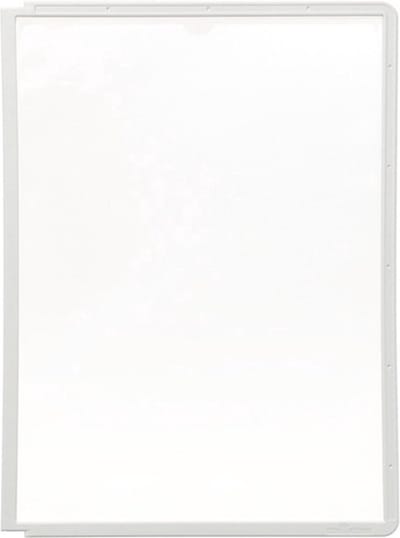 Zichtpanelen A4, 5 stuks, lichtgrijs