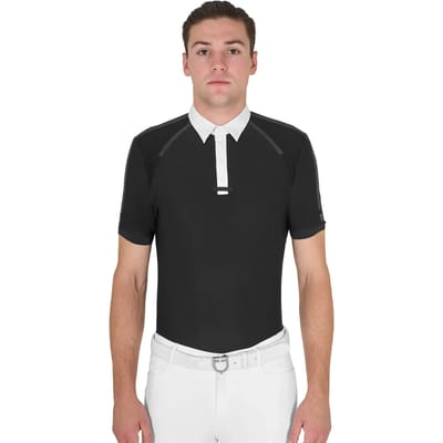 Polo voor paardrijden met knoop Equestro