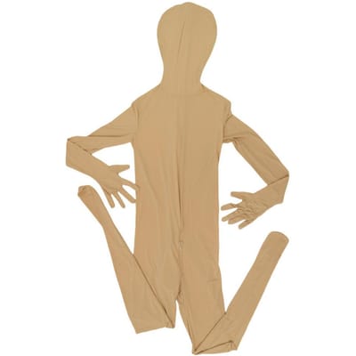 Collants Extérieurs Sans Couture Transparents Zentai Combinaison Complète Manteau Complet Haute Élasticité Combinaison de Danse Scène Cosplay Costume Bodysuit Corps EM beige