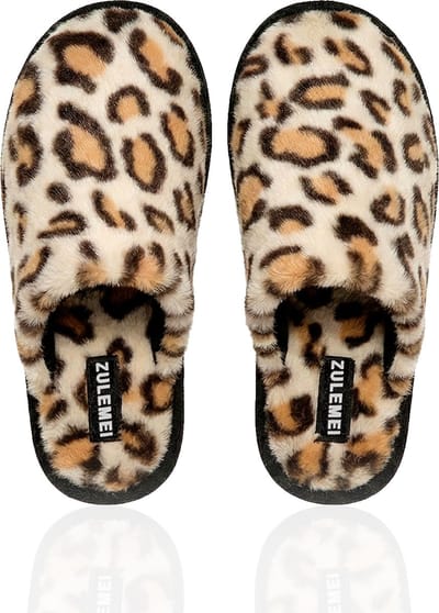 Fluffy Pantoffels Dames - Warme Antislip Slippers - Maat 35/36