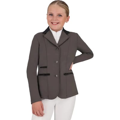 QHP Wedstrijdjas Juliet Kids Antraciet - 164