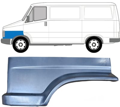Reparatiepaneel voorspatbord voor Citroen C25 1981-1994 / Links