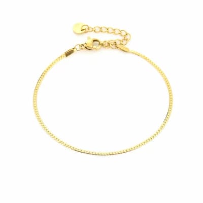 Bijoutheek Armband (Sieraad) Glad (2mm) Goud
