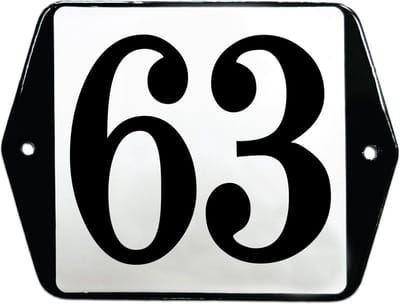 Emaille huisummer model oor - 63