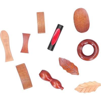 10 Pièces Repose-baguettes Phoebe Porte-cuillère Couteau Innovant Support Rangement pour Maison Cuisine Restaurant brown