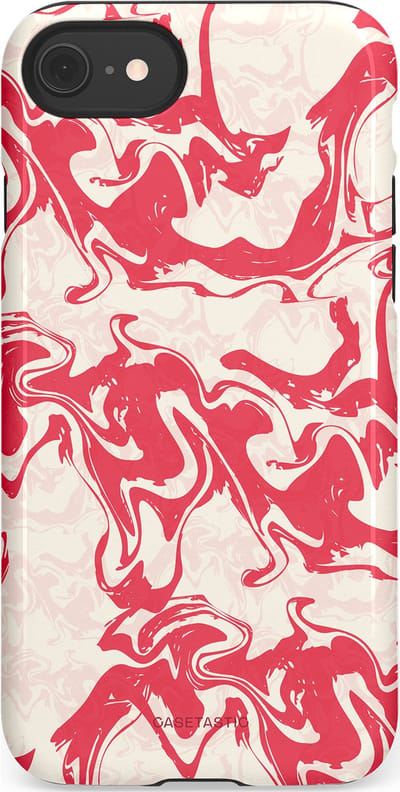 Casetastic Hoesje Geschikt voor Apple iPhone 7/8/SE - Stijlvolle Beschermende Duo-layer Case - Marshmellow Explosie