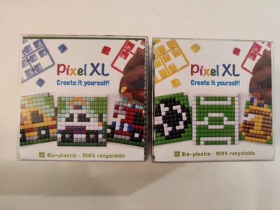 PIXELHOBBY PIXEL XL SET 2 KUBUS VOETBAL/VOERTUIGEN