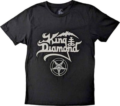 King Diamond - Logo Heren T-shirt - S - Zwart