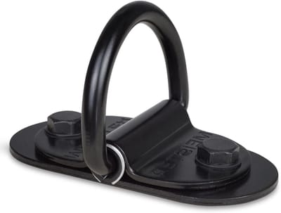 Bokszak Anker - Vloerbevestiging - Training Stabiliseren - Stil Draaimechanisme - 10.8 x 5.1 cm - Zwart