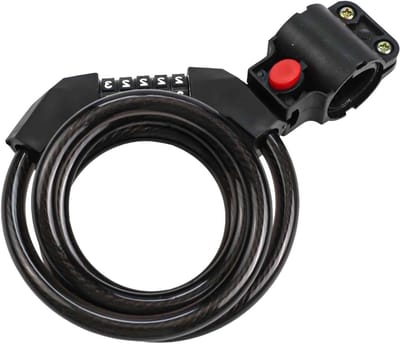 Fietsslot - Kabel slot - Fiets beveiligen - Vijfcijferig slot - 12 meter - Zwart