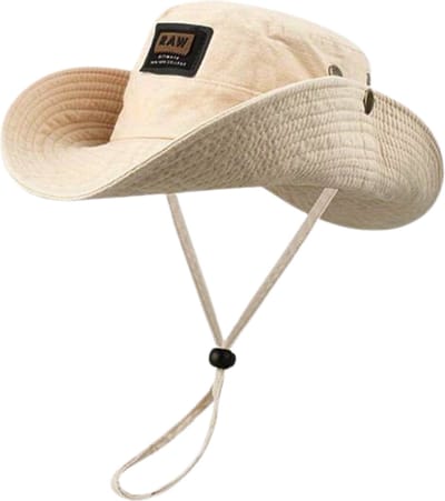Livano Zonnehoed - Reishoed - UV Beschermende Hoed - Bucket Hat - Festival - Pet - Hoedje Voor Dames & Heren - Hoofdbescherming - Beige