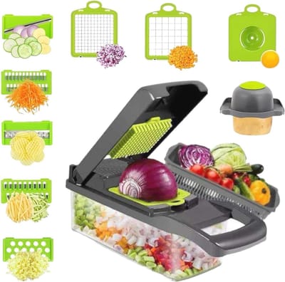 15-in-1 Groentesnijder - Multifunctionele Mandoline voor Eenvoudig en Gezond Koken