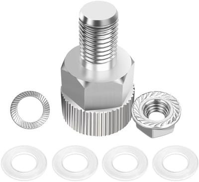 7 stuks fietsas adapter - M10 - universele koppelingsadapter - voor fiets aanhanger & jardiniere